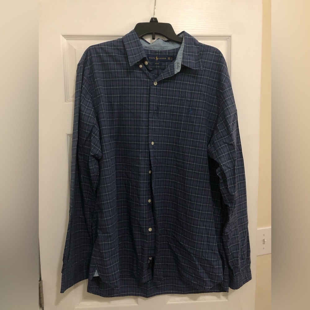 Polo XXL Button Down Shirt, Long-sleeve, Slim fit
